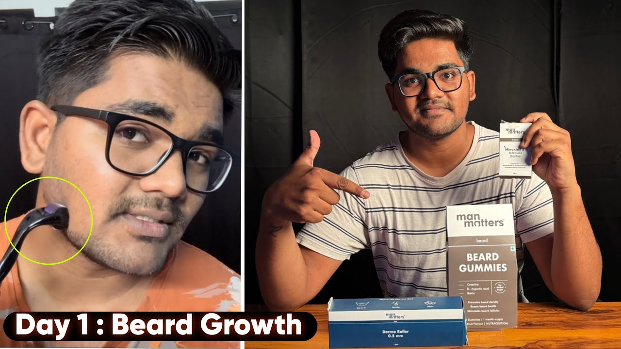 Starting My Beard Growth Challenge 🧔&zwj;♂️ | Man Matters Kit