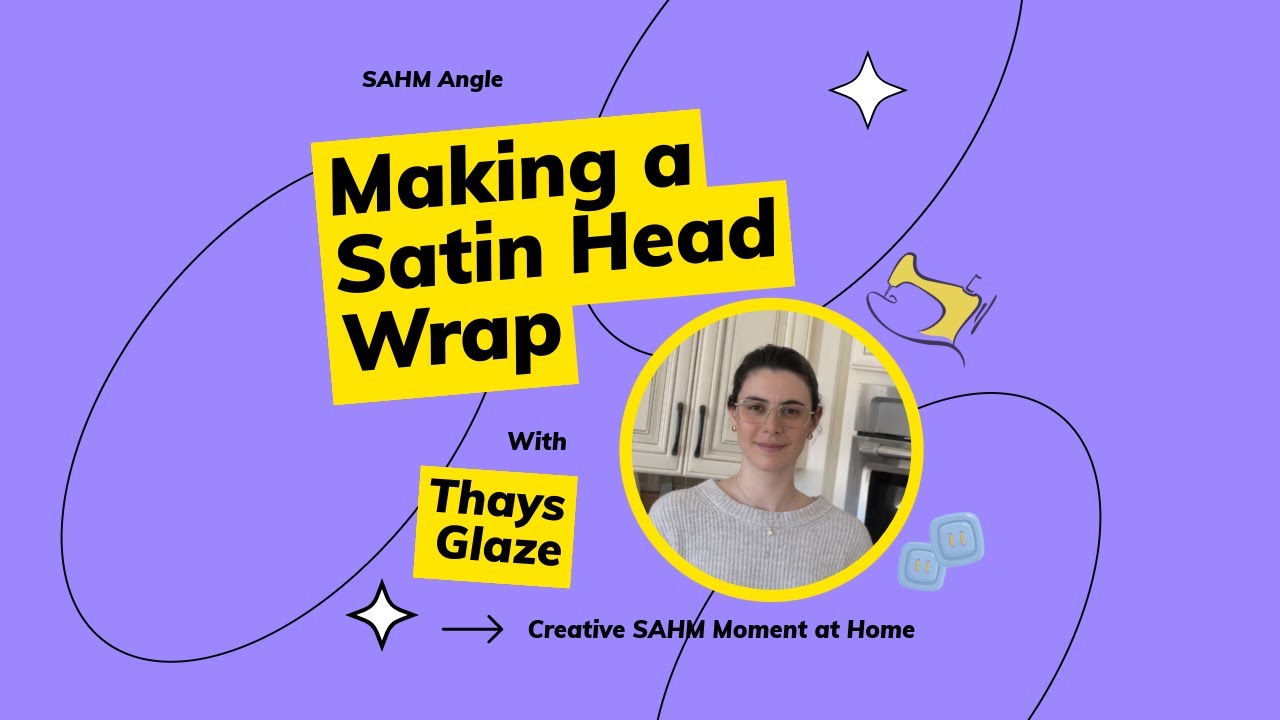 I Made A Satin DIY Head Wrap