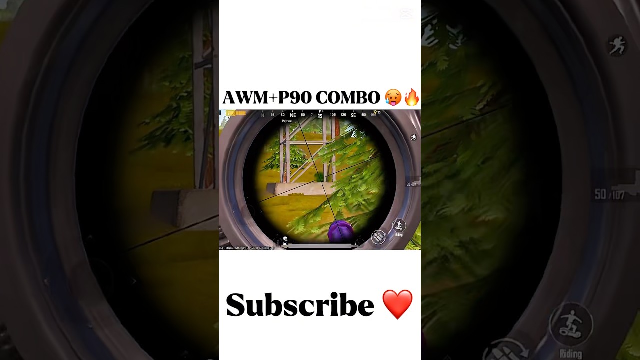 AWM+P90 COMBO 🥵🔥