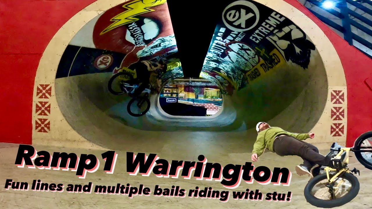 Ramp1 Warrington, riding lines, crashing and lots of fun!