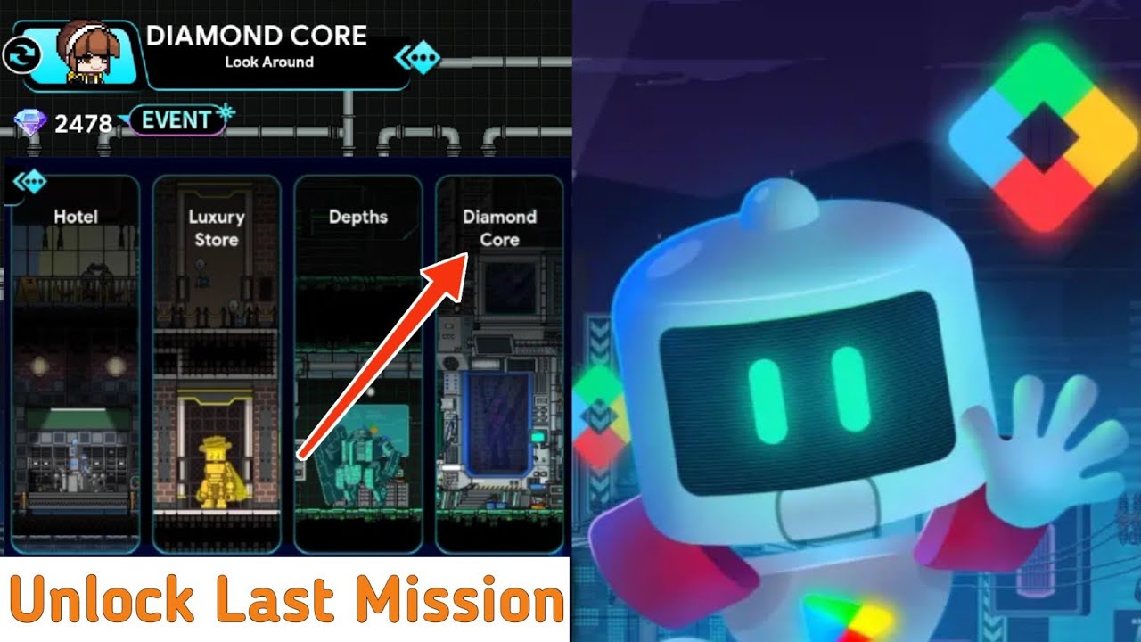 Google Play Diamond Valley | Unlock Last Mission DIAMOND CORE