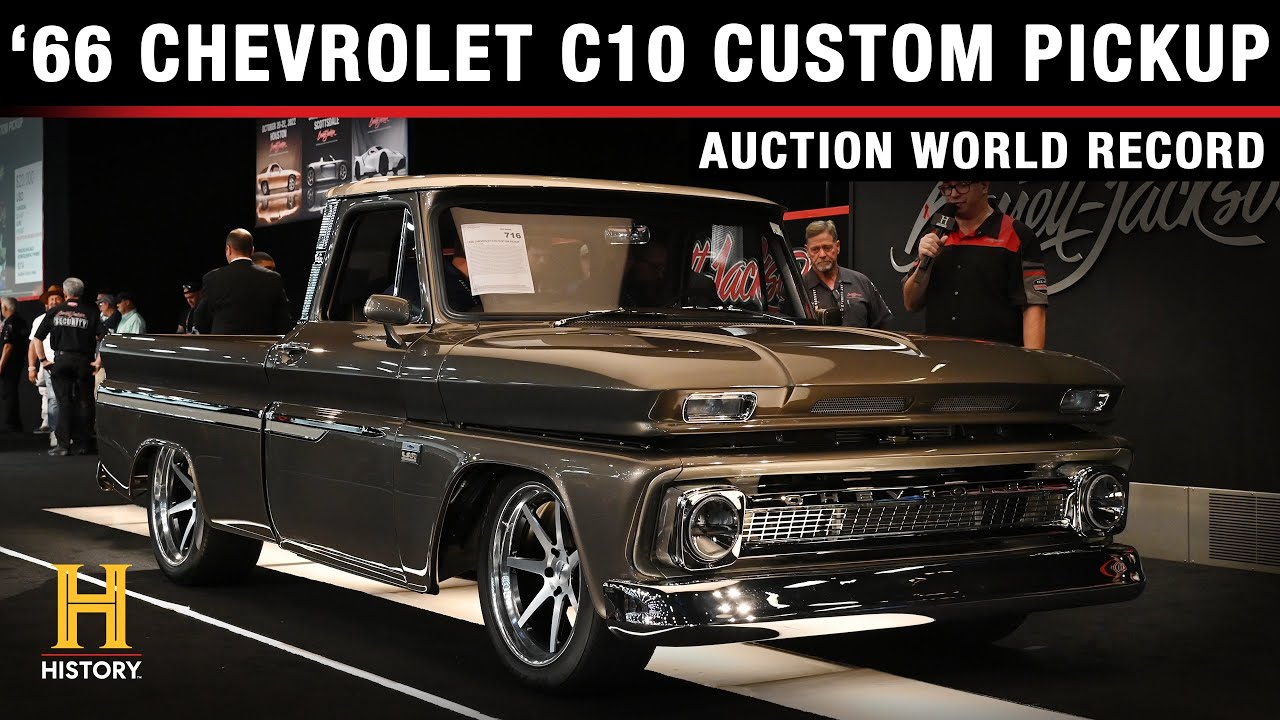 REKORD ŚWIATA AUKCJI // Chevrolet C10 Custom Pickup z 1966 r. // BARRETT-JACKSON 2022 LAS VEGAS