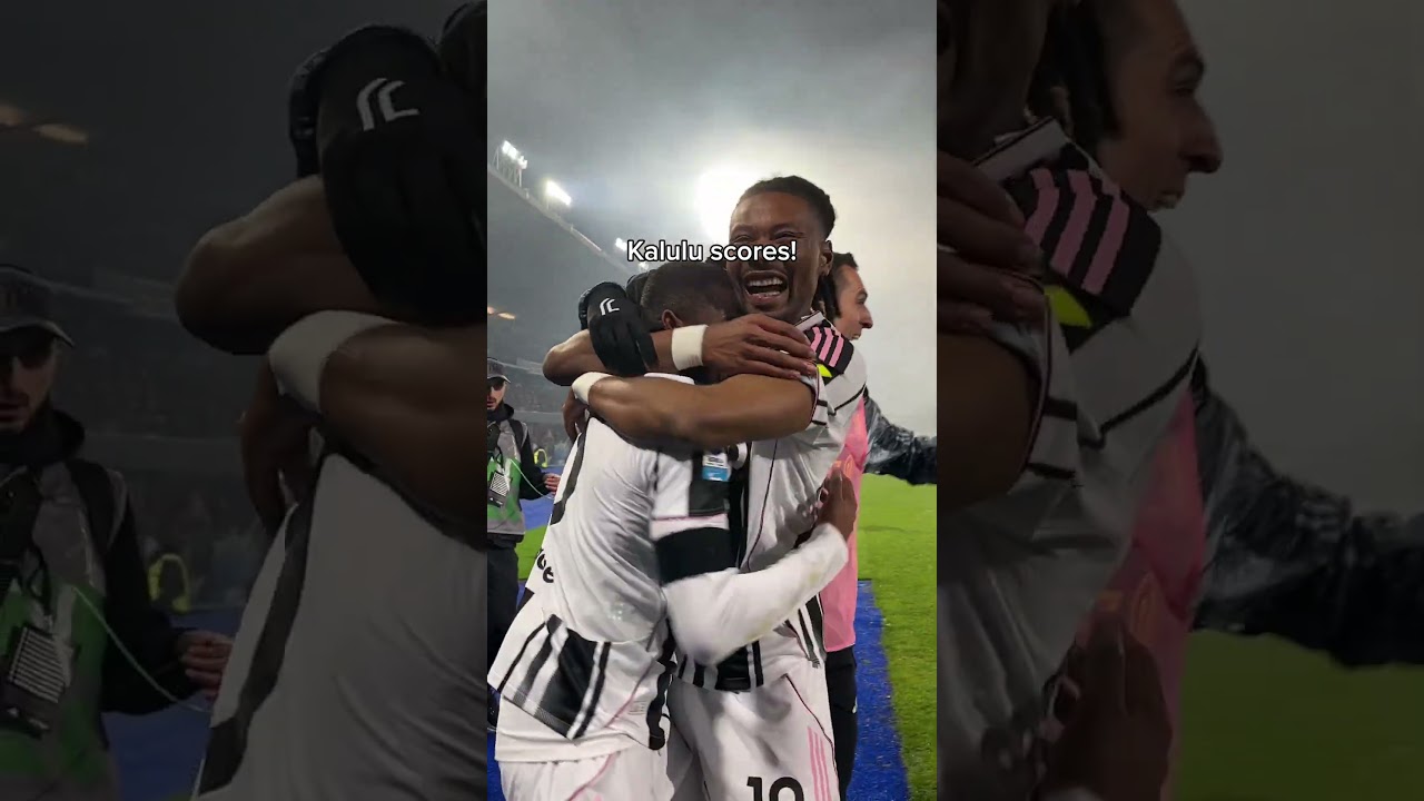 KALULU GOAL IS HERE! Pisa-Juve 0-1 NOW! #SerieA #Football #Juventus #shorts