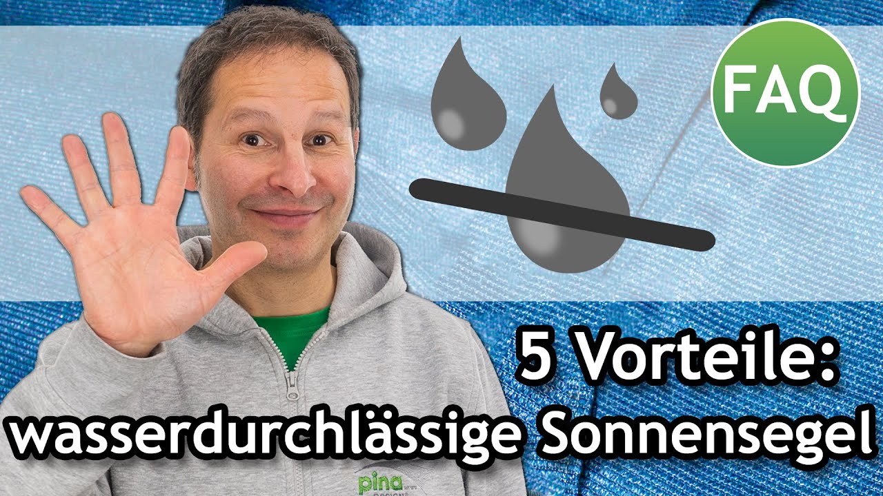 Sonnensegel in wind- & wasserdurchl&auml;ssig: 5 wichtige Vorteile | FAQ ☀️ Pina