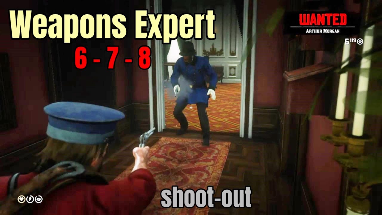 Weapons Expert 6 7 and 8 and Long Shootout in St Denis Red Dead Redemption 2