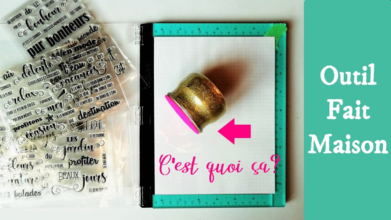 Tutoriel Carterie - Outil presse tampons fait maison!