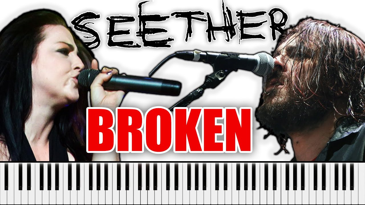 SEETHER - Broken | PIANO COVER (Shaun Morgan & Amy Lee's vocals)