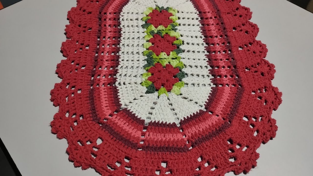 tapete Verá em crochê fácil e rápido/parte 2/