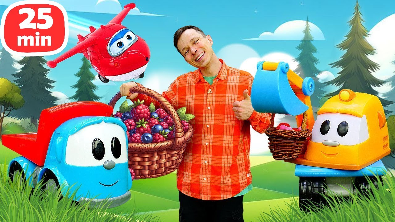 Капу стал суперсильным от ЯГОД и нашел ШОКОЛАДНЫЕ ЯЙЦА! 🍓🫐🍫 Мультики для детей Грузовичок Лева
