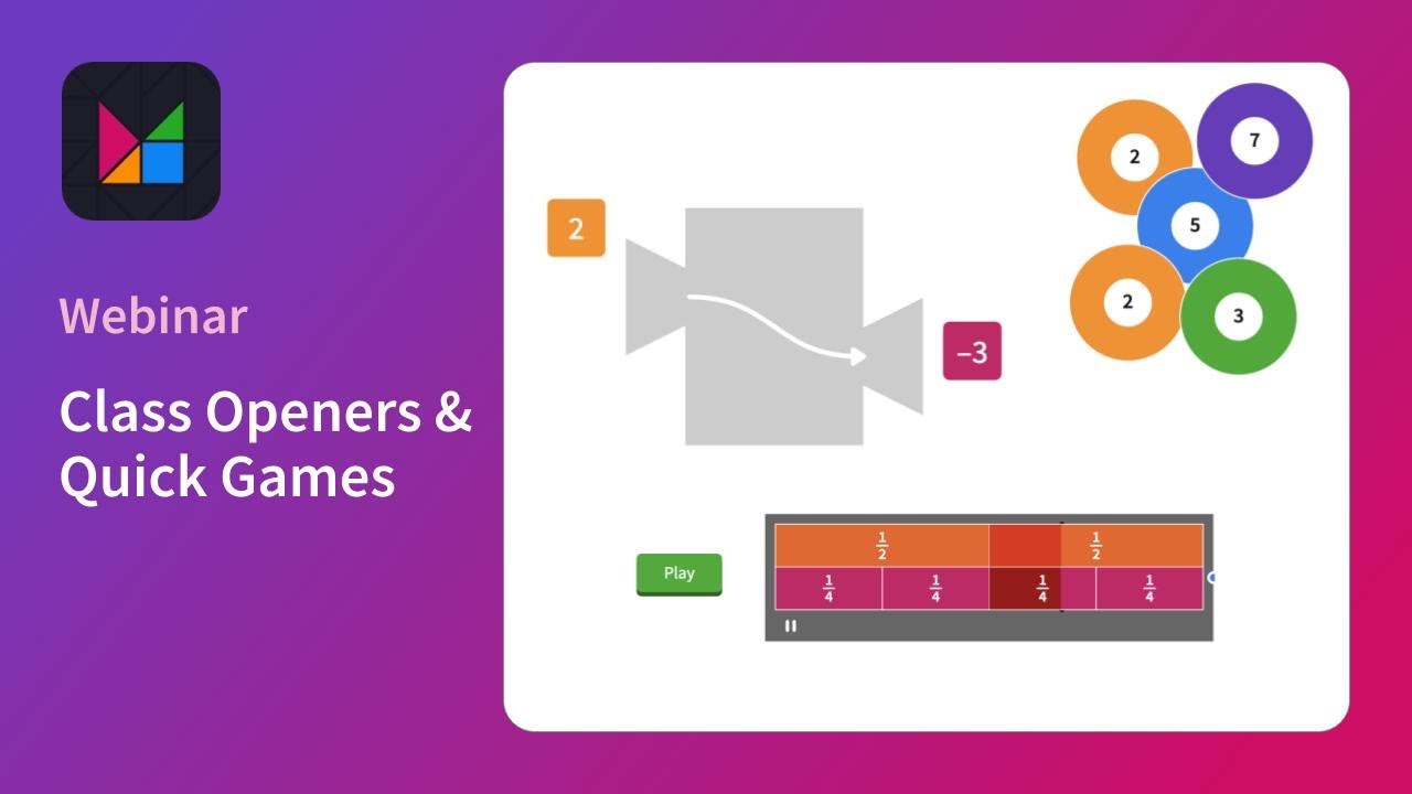 Class Openers and Quick Games Webinar