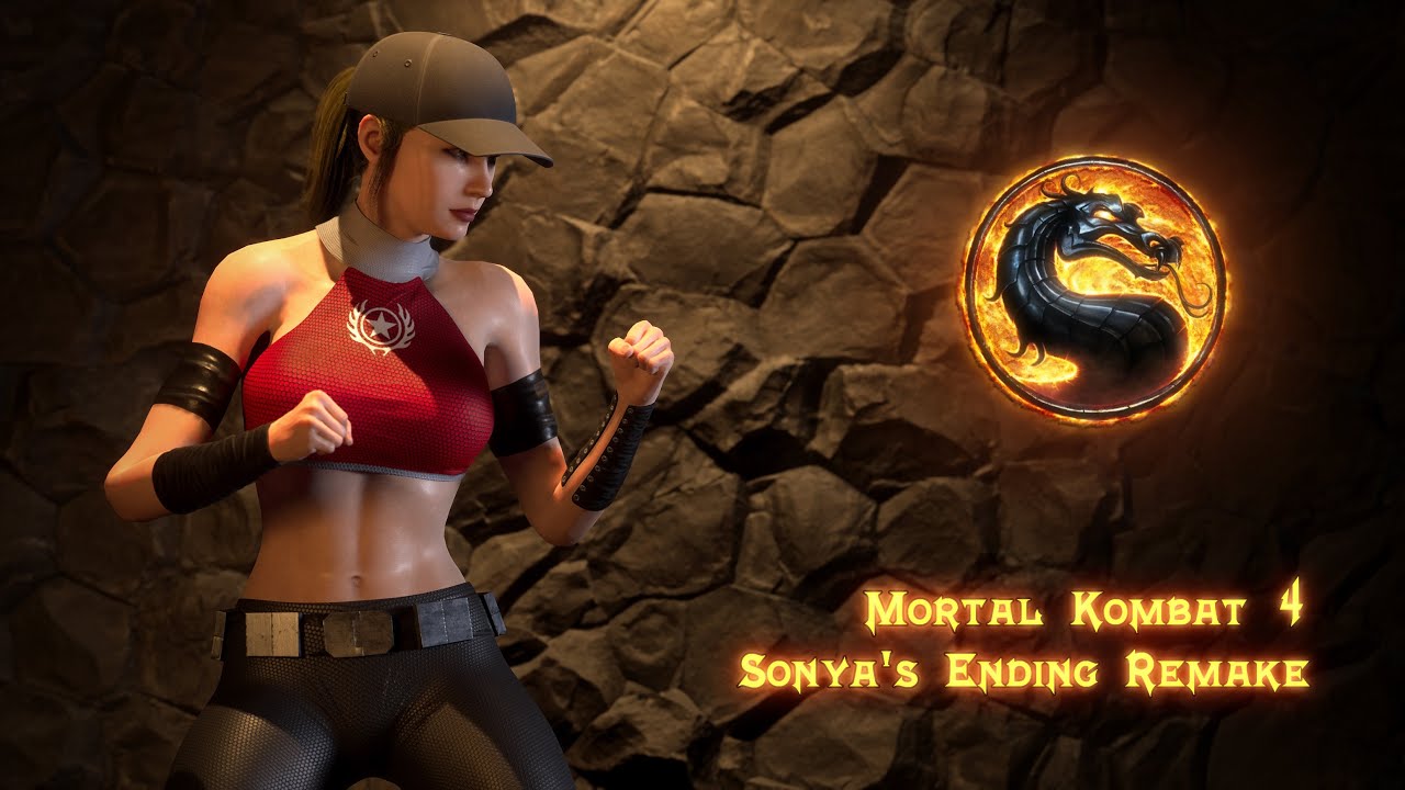 Mortal Kombat 4 - Sonya's Ending Remade in Unreal Engine 4