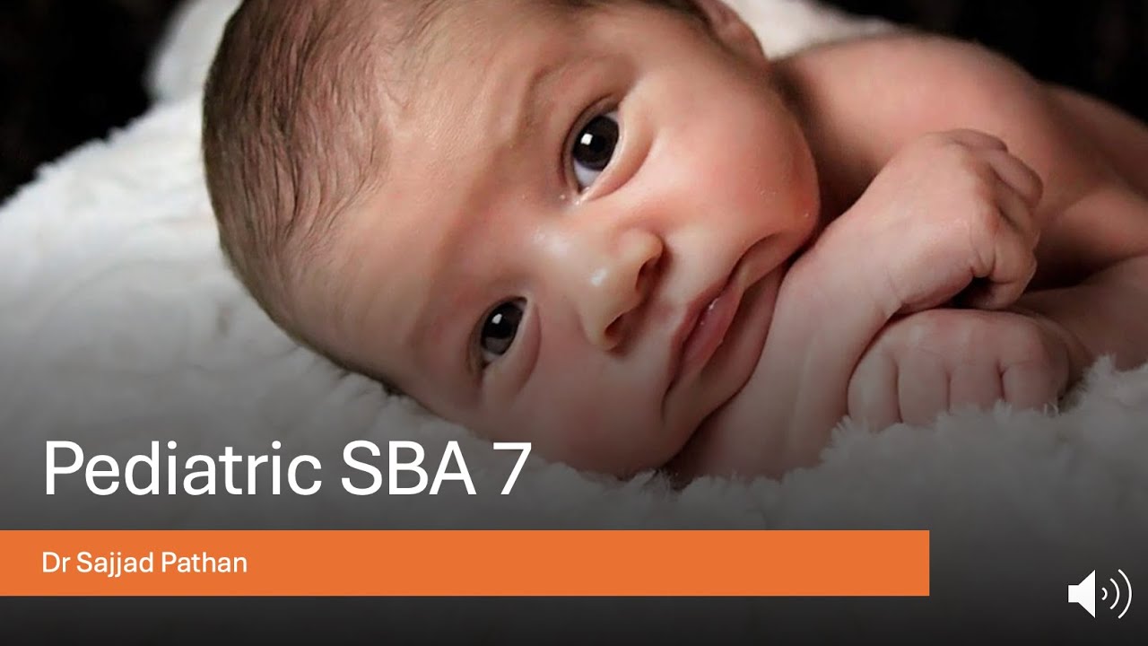 Pediatric Emergency Medicine Part 7 (MRCEM/FRCEM SBA)