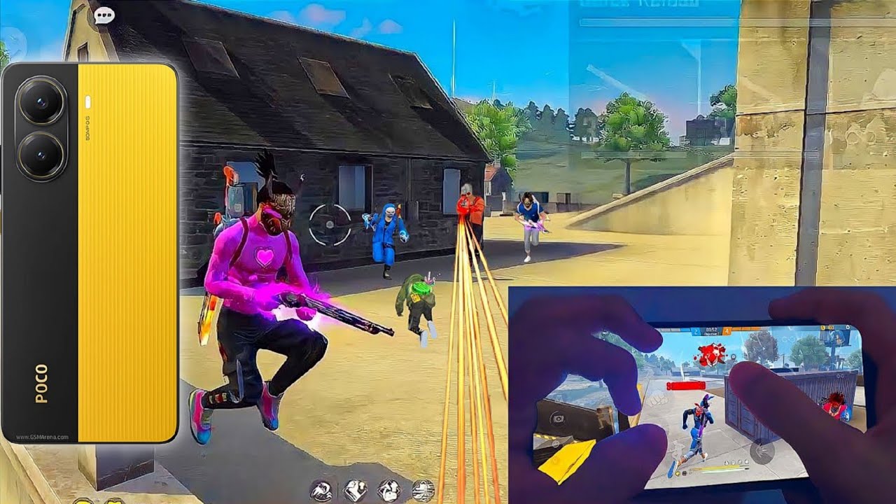 POCO X7 PRO 📲⚡ 120Hz  |  90FPS 🥶 Solo Vs Squad 🪂 90% Headshot Rate 💀 Free Fire Max 🍷