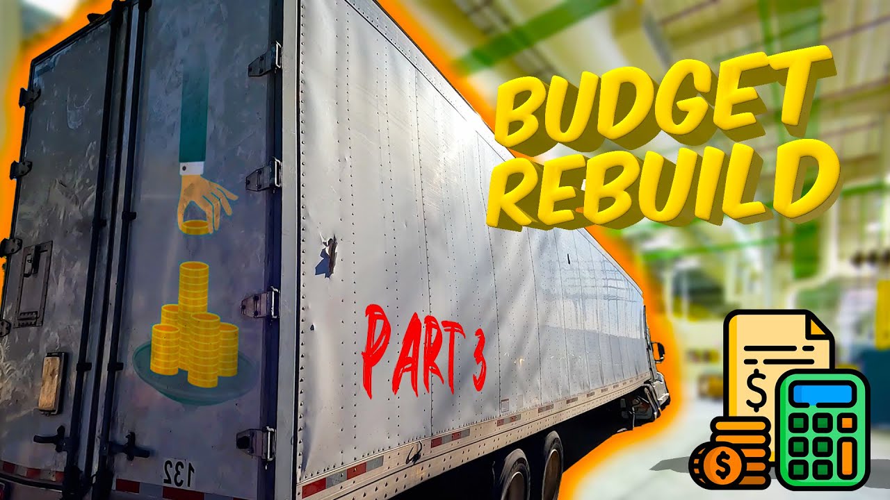 FRAME Welding & Fabricating | WE SAVED BOTH REAR DOORS! 53FT Semi Trailer Rebuild Project DIY PART 3