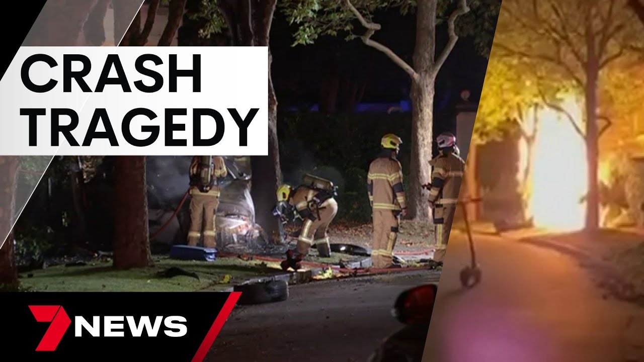 Tragedy in Toorak - high speed crash claims two young lives | 7 News Australia