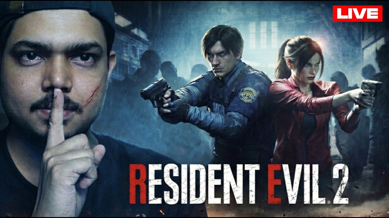 🔴LIVE RESIDENT EVIL 2 GAMEPLAY WALKTHROUGH #residentevil #residentevil2 #re2 #horrorgaming