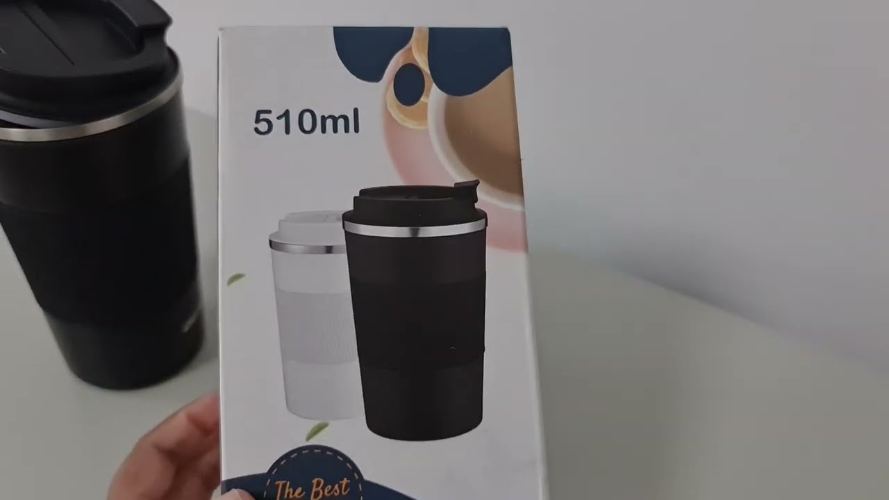 Stainless Steel Travel Mug | Large Travel Mug 510 ML | Coffee On the Go | Get Updated Now