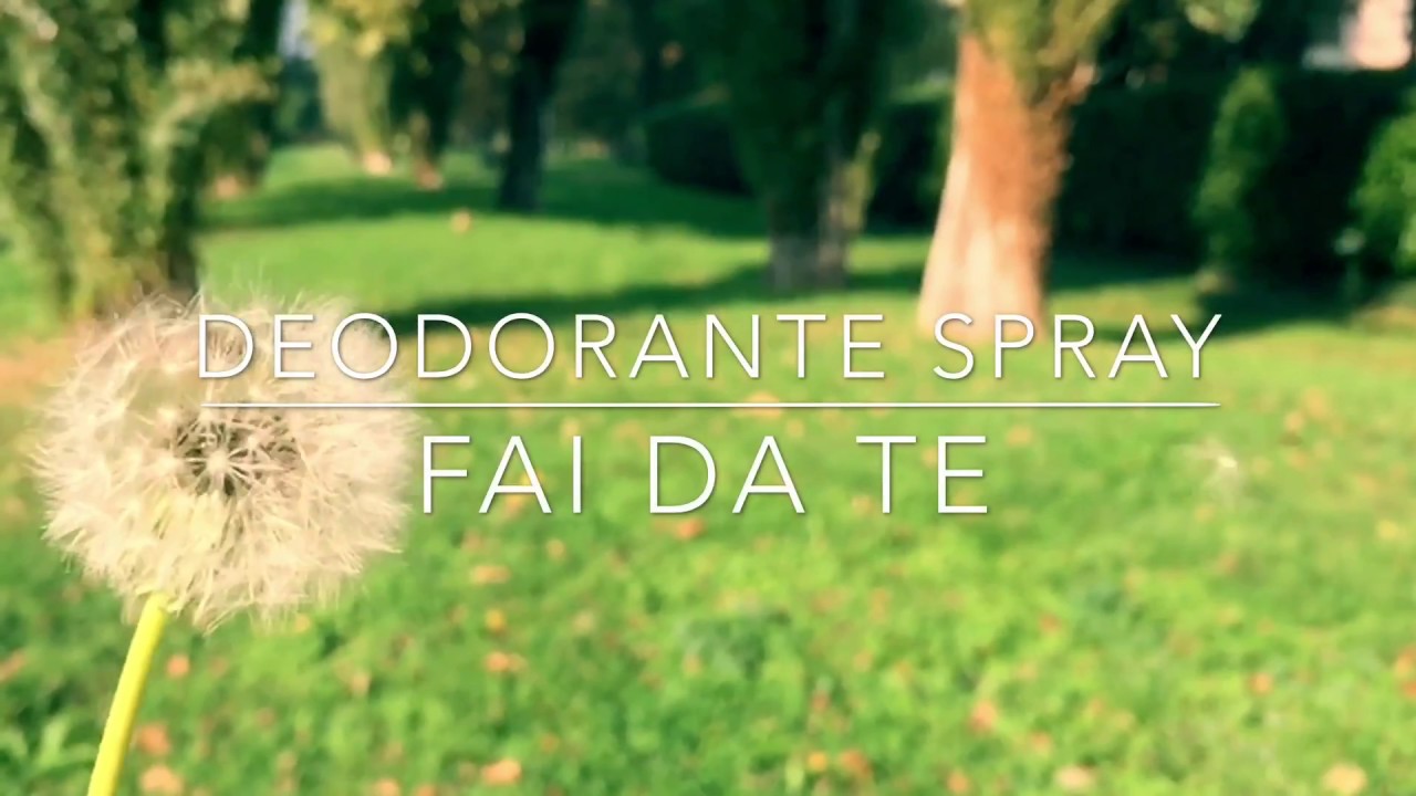 DEODORANTE SPRAY fai da te 🌬🍃 al BICARBONATO e TEA TREE OIL