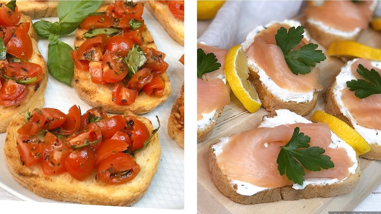 SUB) SONO LA FINE DEL MONDO! Semplici, Veloci e Gustosi  2 modi per fare le BRUSCHETTE  ESTIVE !