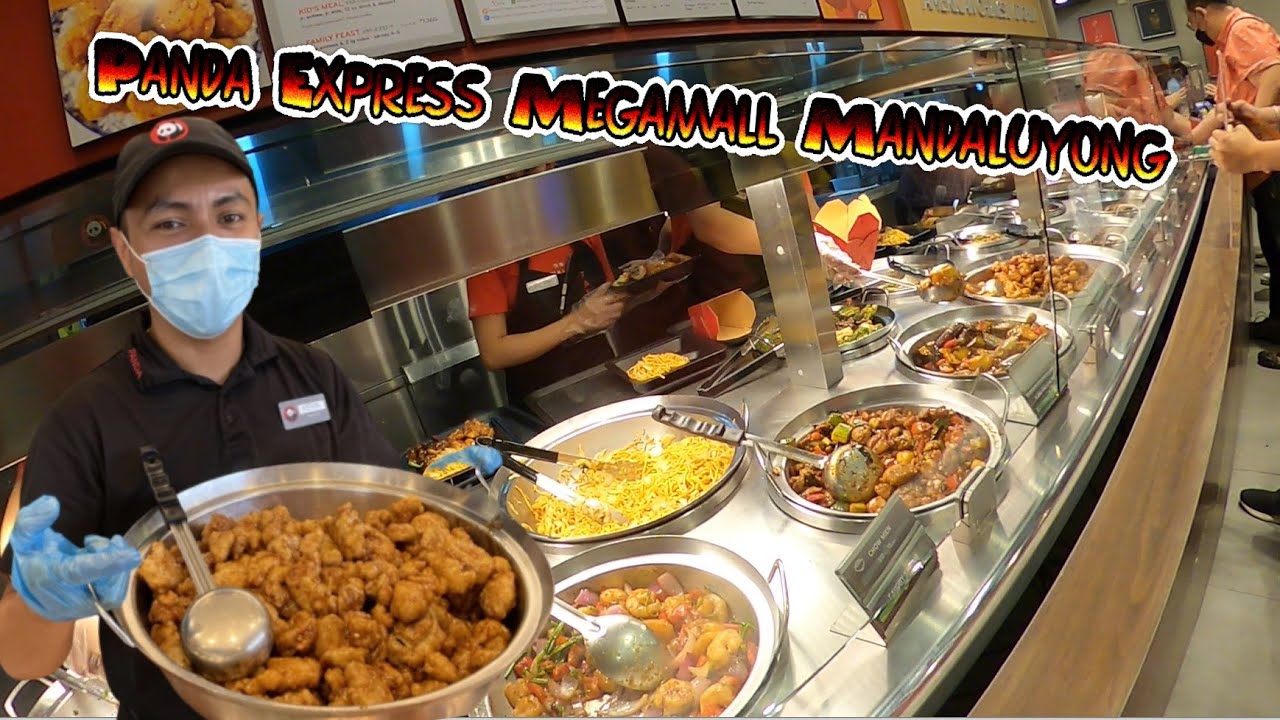 Panda Express SM Megamall Mandaluyong Orange Chicken Pepper Beef Steak Big Plate Combo Hot Sour Soup