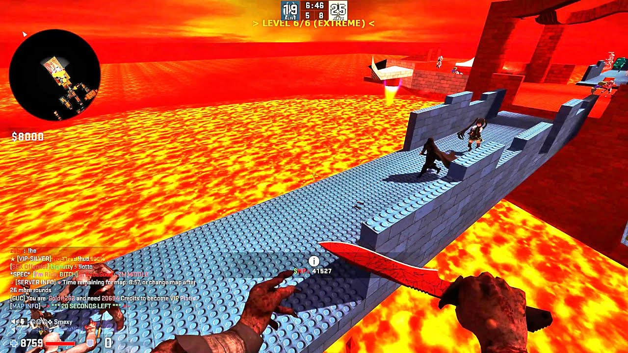 CS:GO · Zombie Escape Mod: ze_FAPESCAPE_ROTE - Extreme 3 /w Boss