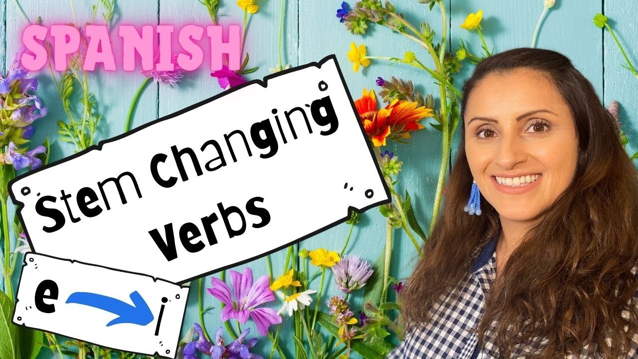 Stem changing verbs in Spanish e to i (e -- i) - FREE PDF Handout!!!