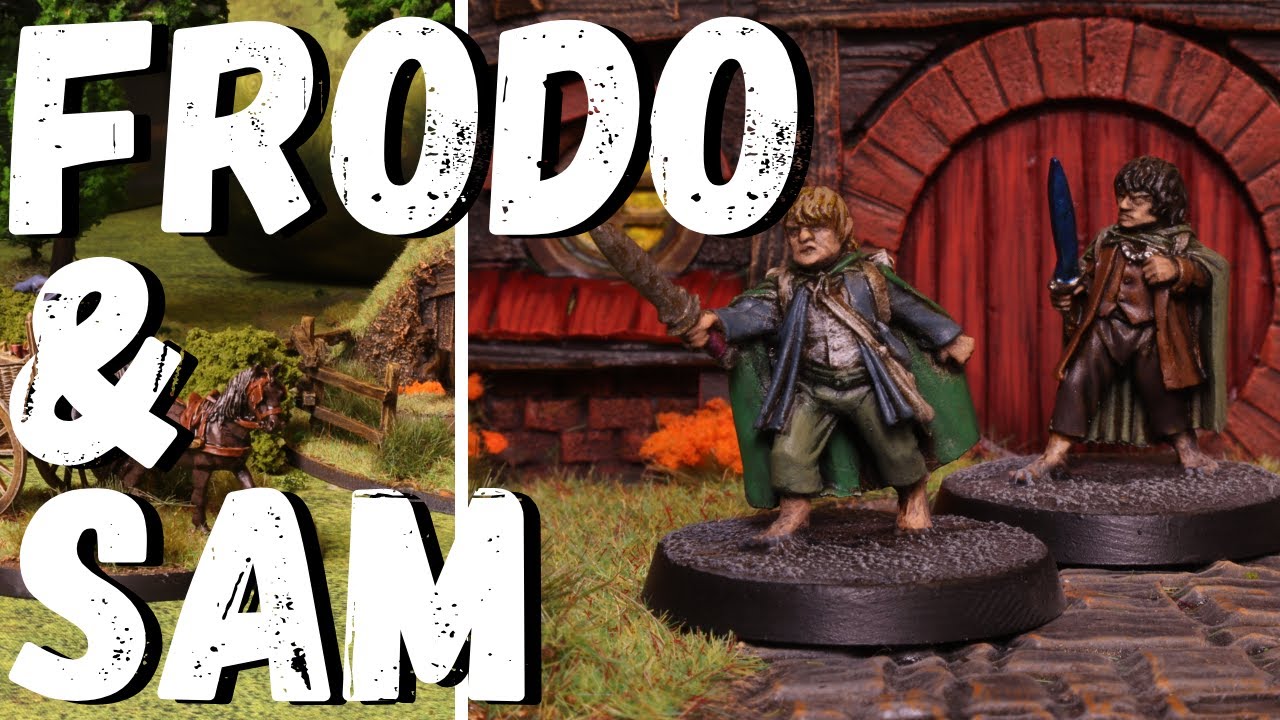 How to paint Frodo and Sam for MESBG