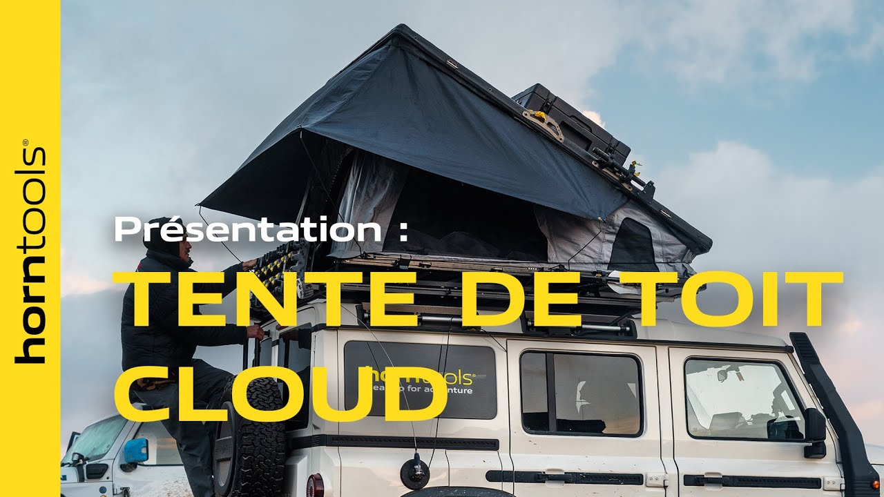 Présentation de la tente de toit Triangle Cloud
