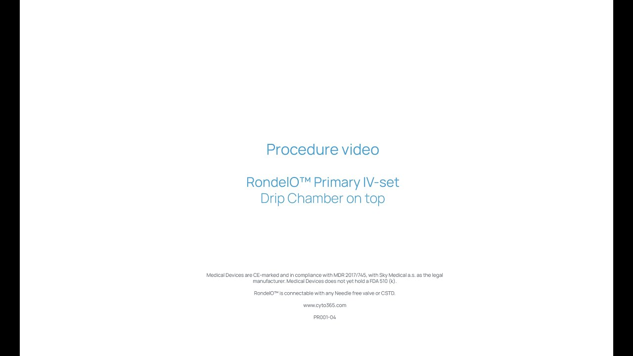 Procedure video IV-set DC on top