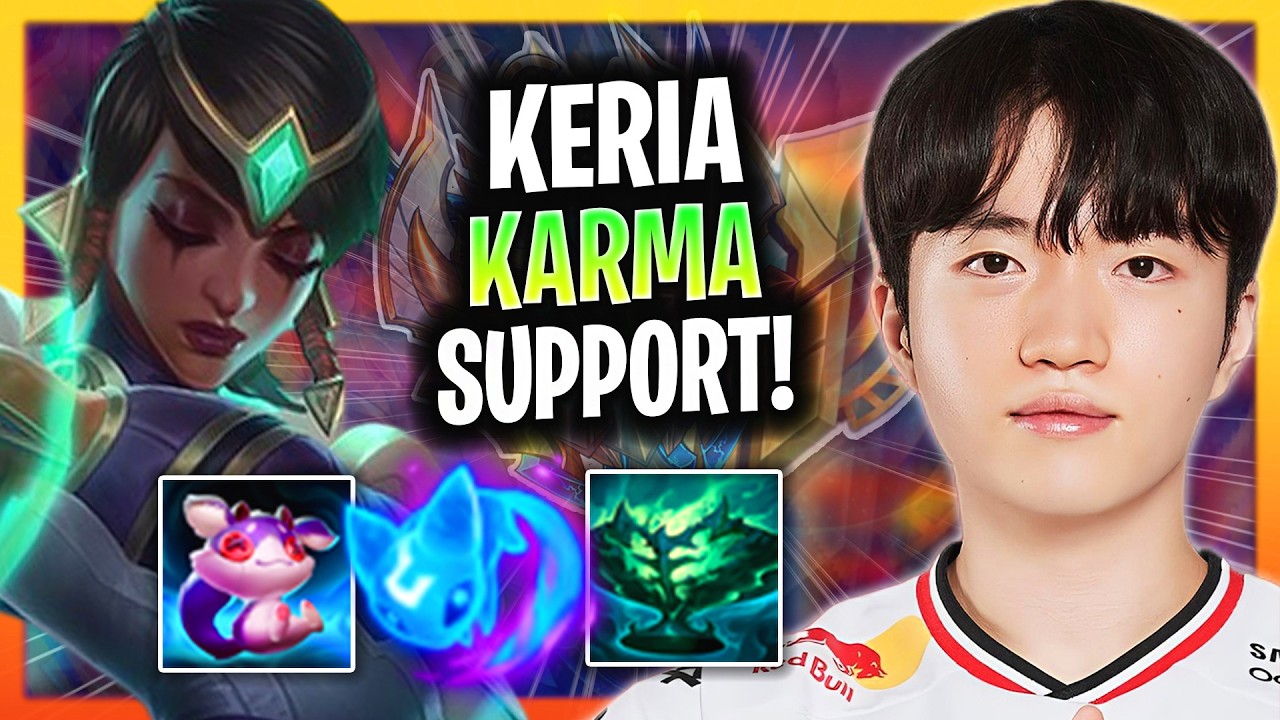 KERIA PERFECT GAME WITH KARMA! | T1 Keria Plays Karma Support Patch 26.6