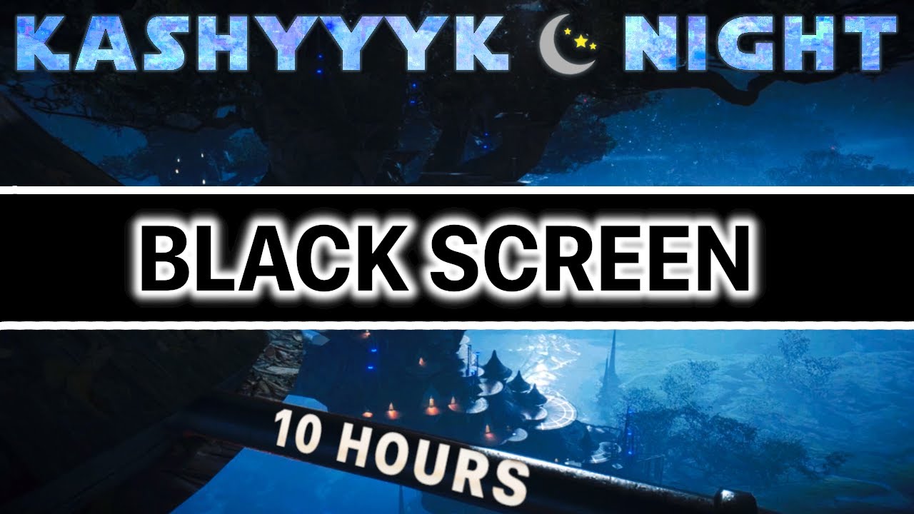 Kashyyyk Night ⚫ BLACK SCREEN ⚫ 10 Hours - 🎬 Star Wars Inspired 🎬 - Ambience / White Noise (Kashyyk)