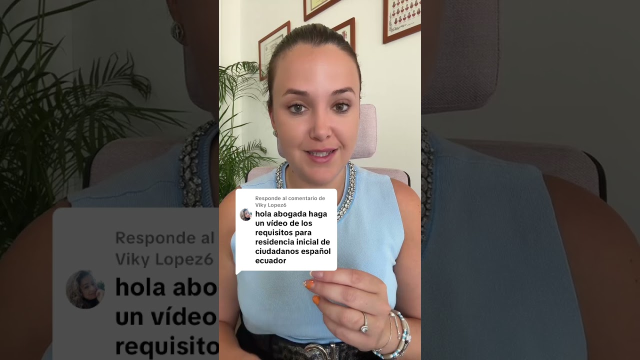 Residencia ciudadano español 