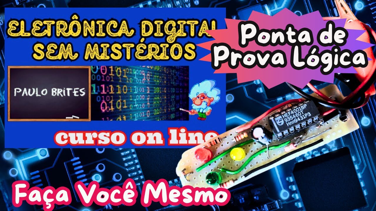 Ponta de prova Lógica - Faça Você Mesmo