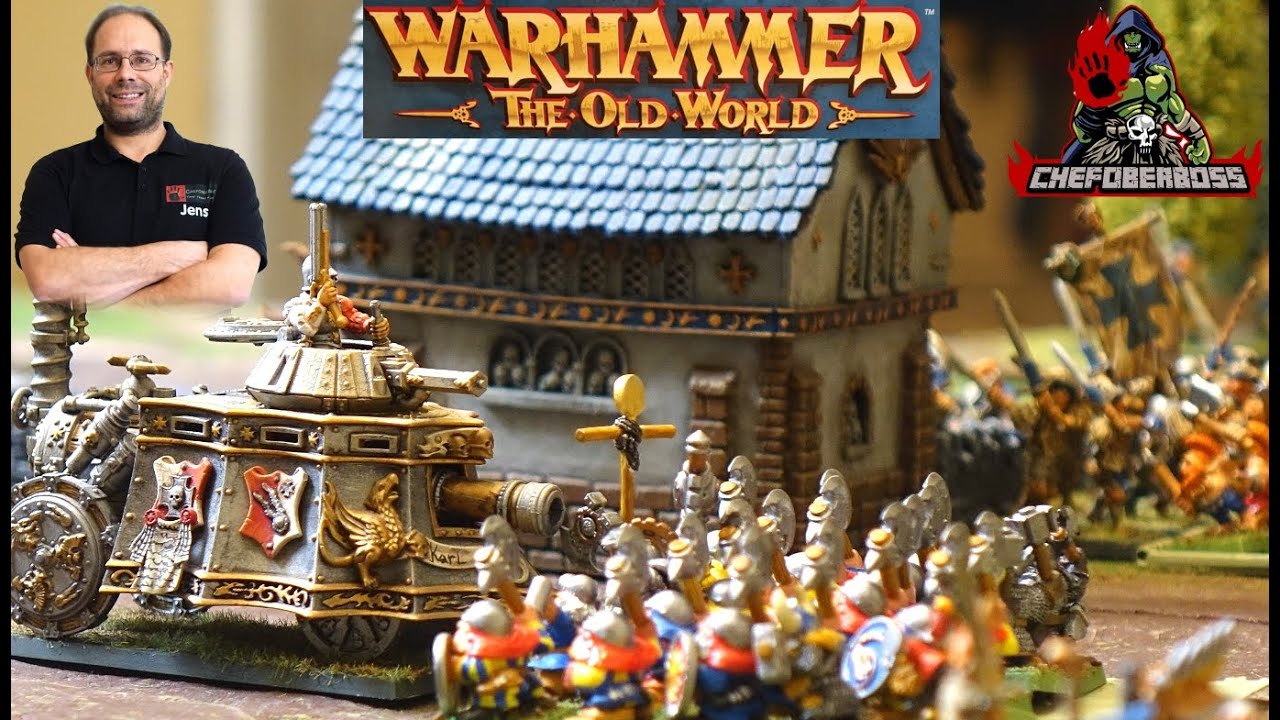 Erster Schlachtbericht: Warhammer The Old World - Zwergen Bergstädte vs. Imperium der Menschen
