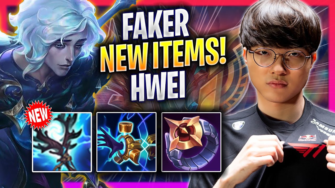 FAKER IS READY FOR HWEI WITH NEW ITEMS! - T1 Faker Plays Hwei MID vs Sylas! | Season 2024