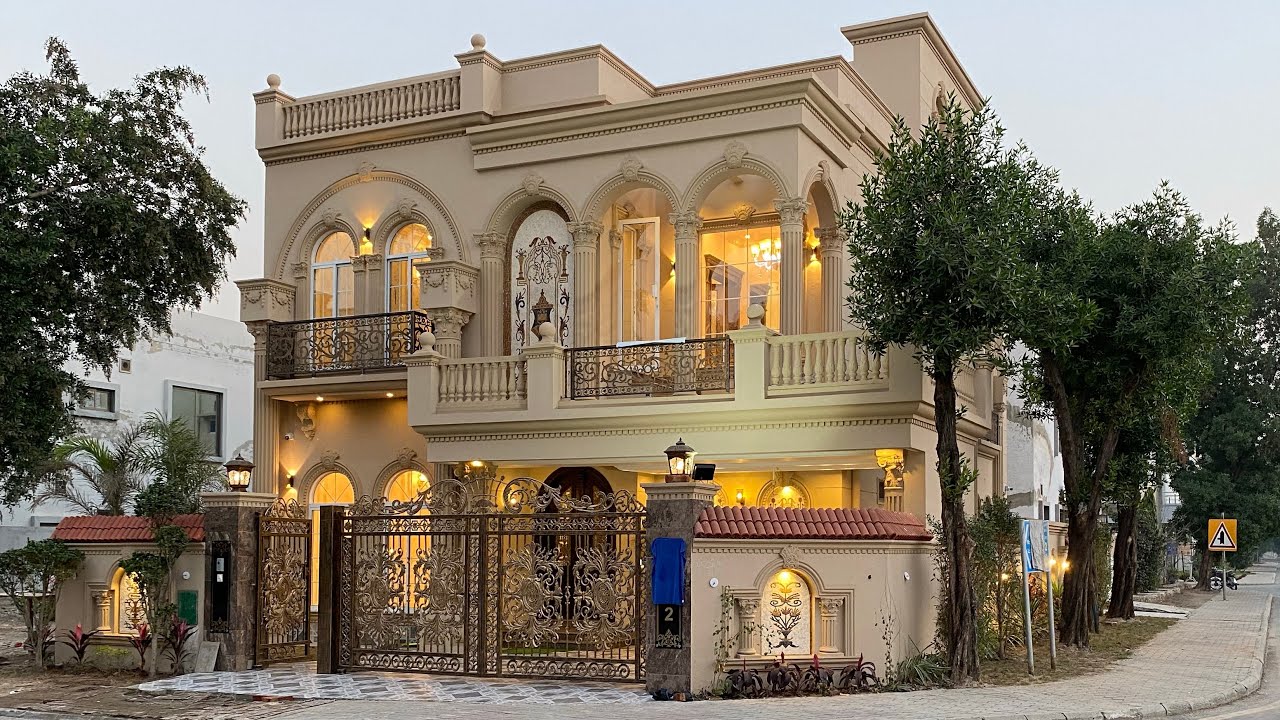 10 Marla Beautiful Spanish Design Corner House For Sale In Bahria Town Lahore  3012220989