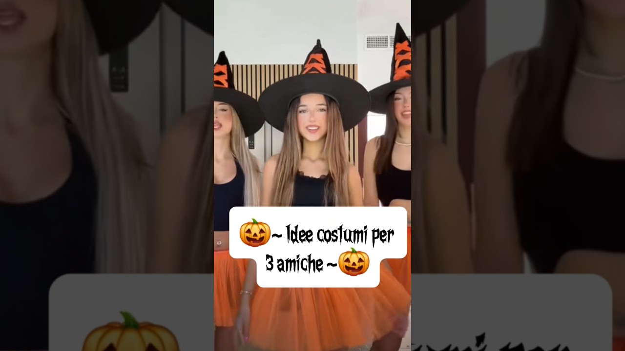 Idee costumi per 3 amiche 🎃 