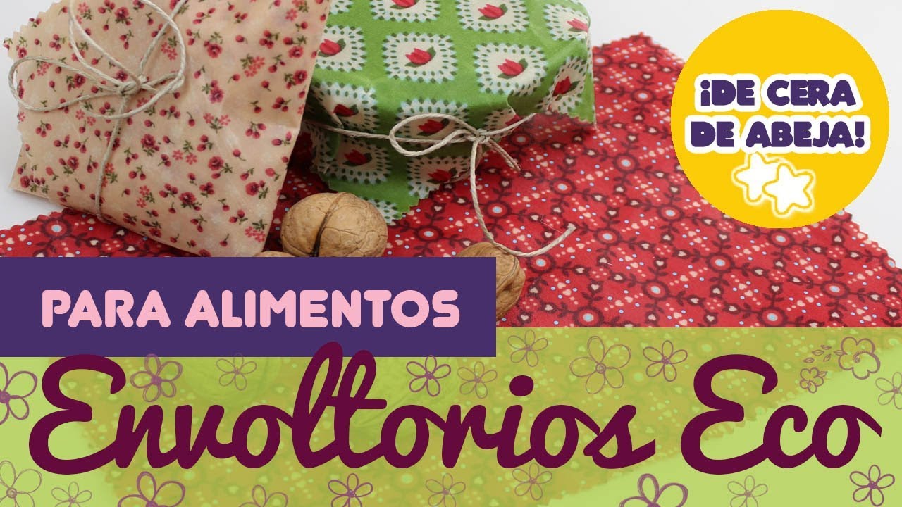 🐝🐝 ENVOLTORIO con CERA de ABEJA para ALIMENTOS 🐝🐝 ECOLÓGICO BEE's WRAPs - UMA MANUALIDADES