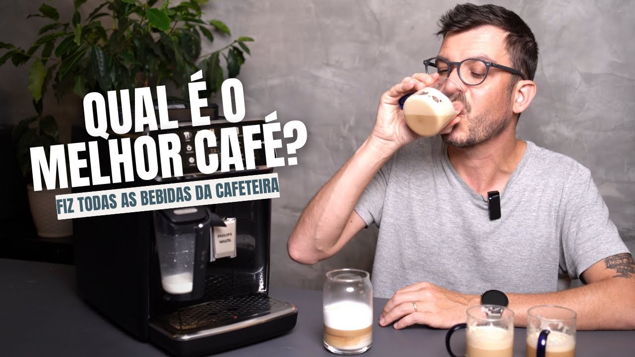 Testei TODAS as Bebidas da Cafeteira Espresso LatteGo Série 4000 (Qual é a Melhor?)