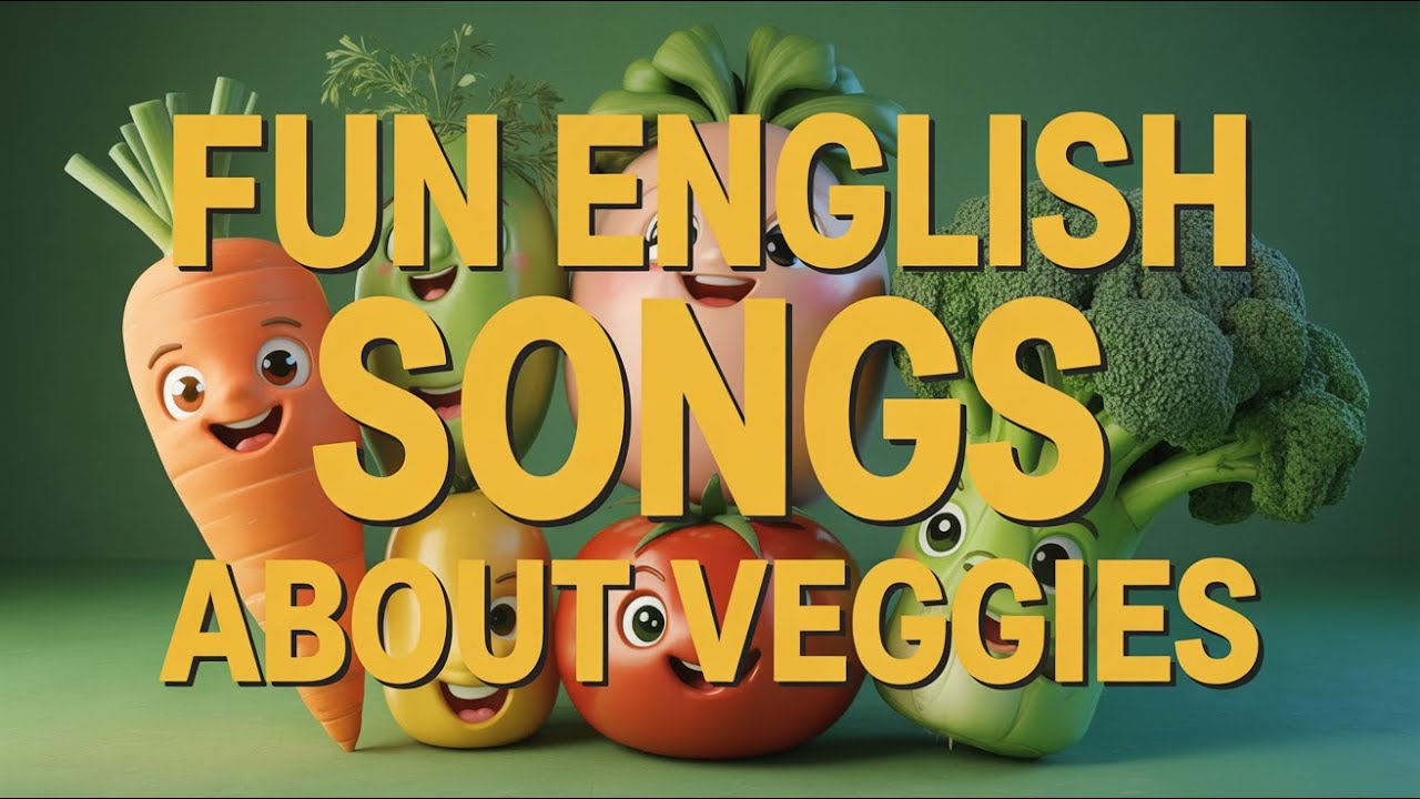 Educational Songs for Preschoolers | Learn Vegetables in English and Music