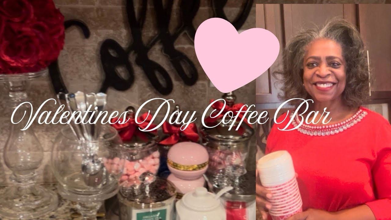 NEW VALENTINES DAY DECORATE WITH ME 2026 💕VALENTINES COFFEE BAR DECOR IDEAS