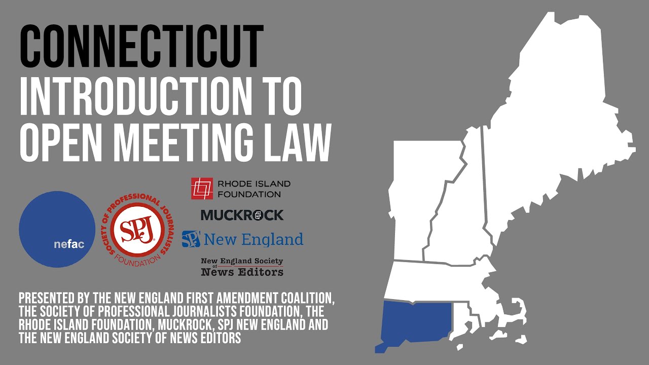 Connecticut: Introduction to Open Meeting Law