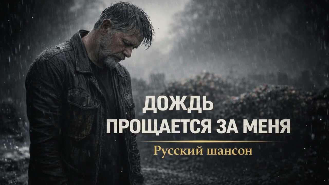 🌧️⚰️ Душевные песни русского шансона – дождь, кладбище и вечное прощание