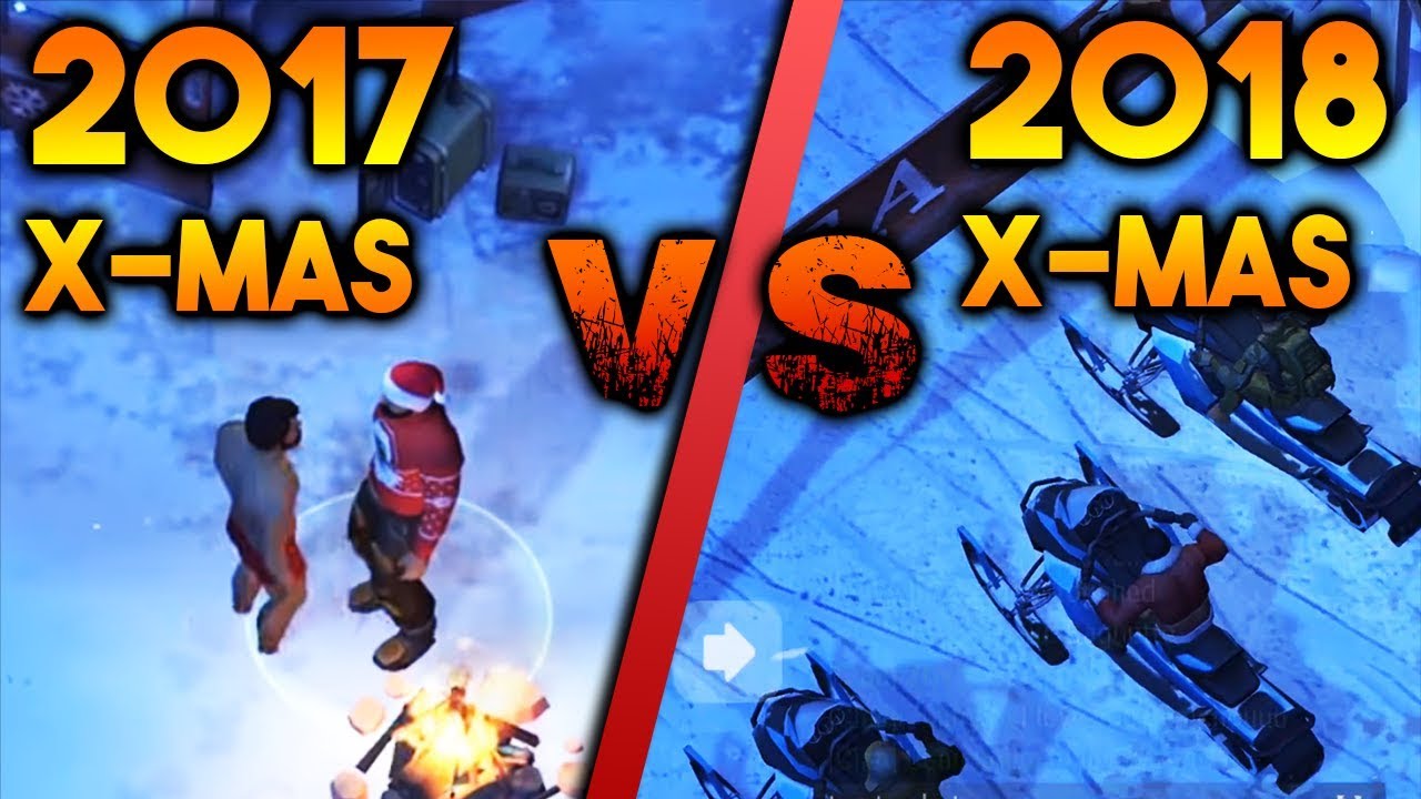 2017 vs 2018 CHRISTMAS EVENT - Last day on Earth: Survival 1.11