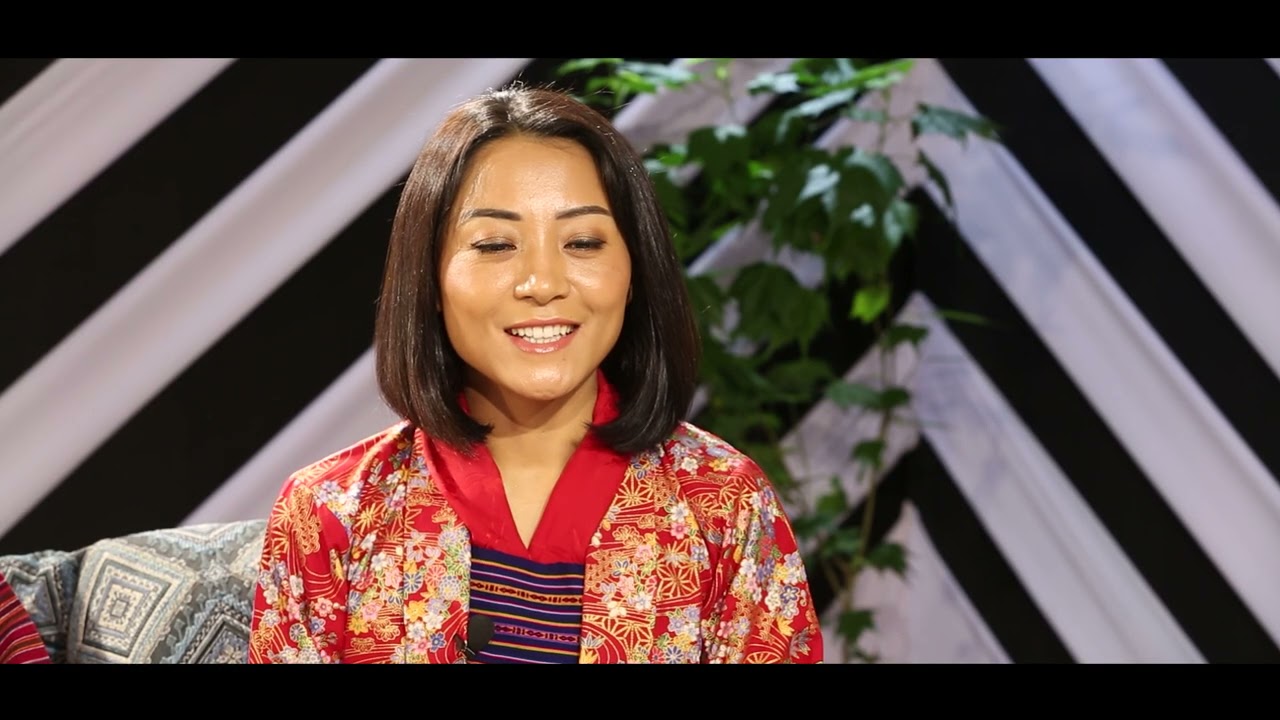 Hinglayra with UC SO1]EP3]Actress Kezang D wangmo and actor Sonam Tenzin.