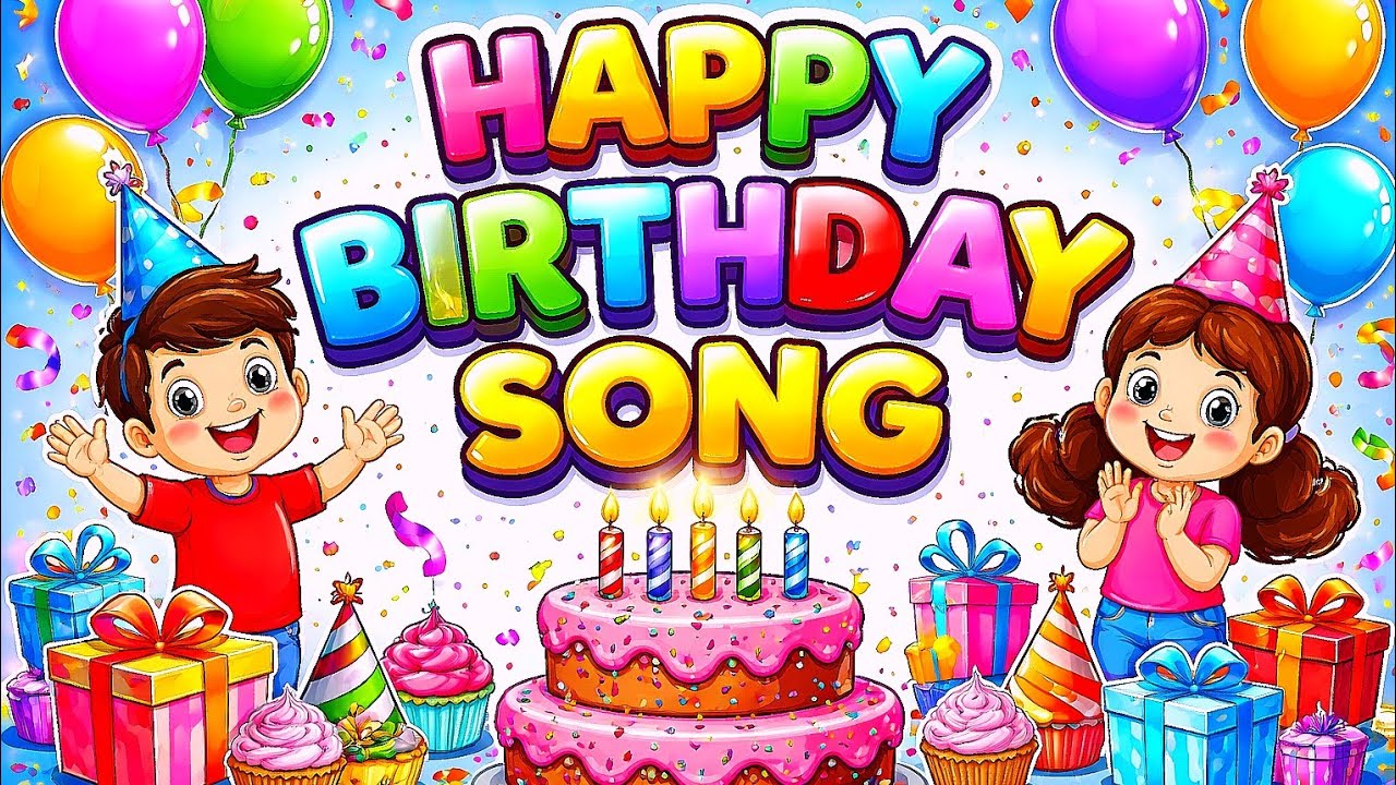 This Happy Birthday Song is perfect for celebrating birthdays of kids, friends,family  birthday song