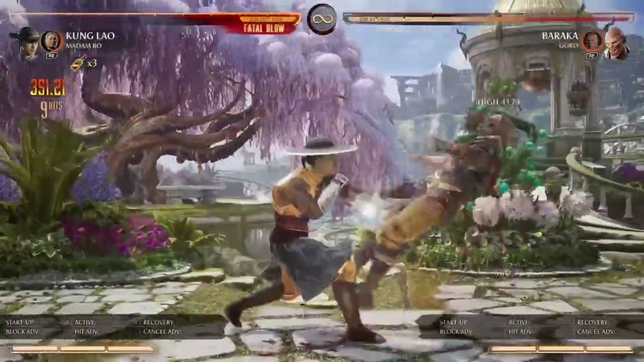 MK1 - Kung Lao / Madam Bo Kombos