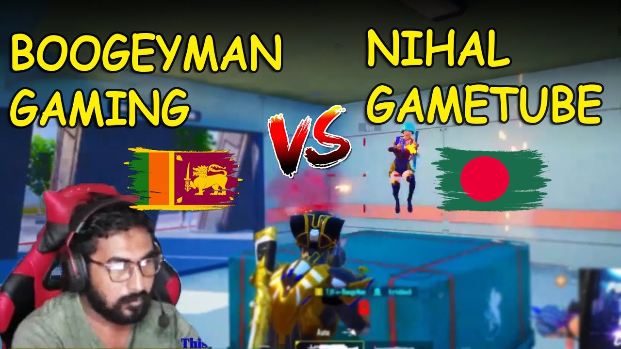 Srilankan Streamer Boogyman  vs Nihal Gametube | Head-to-Head Battle | PUBG Mobile