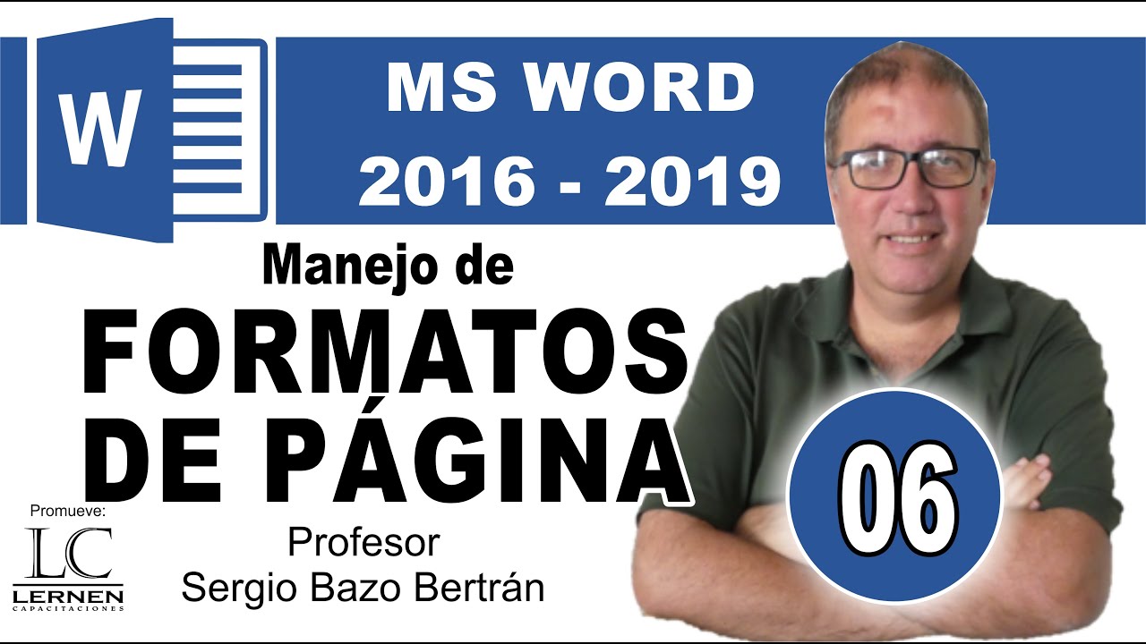Curso GRATUITO de WORD | Parte 06 | Manejo de FORMATOS DE PÁGINA