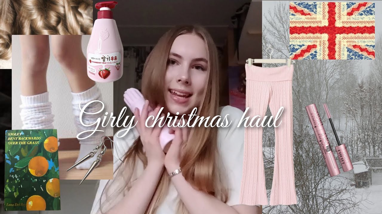 Girly girl christmas haul! ୨୧